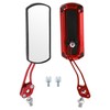 INFINAUTO Motorcycle Rear View Mirrors Bar End Side Mirrors Mount