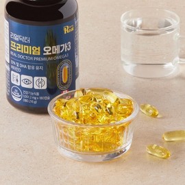 Real Doctor Premium Omega-3 180 Capsules (6-Month Supply) / Large Capacity Omega + Vitamin D / Blood Circulation Health (N4) / 리얼닥터 프리미엄 오메가3 180캡슐 (6개월분)  대용량 오메가+비타민D  혈행건강 (N4)