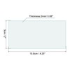 PATIKIL Welding Len 4.25"x 2", 5 Pack Hardened Glass Filter