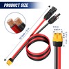 GENORTH Solar Charging Cable Solar Cable 3 m, Solar Plug
