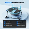 MERACH 3-in-1 Balance Ball Trainer 18'' Lightweight Yoga Stability Ball
