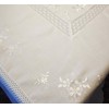 Aude Home Tablecloth 130 x 170 cm White with Hemstitch