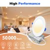 Kucspp 12 Pack 4 Inch 5CCT Ultra-Thin LED Recessed Ceiling