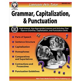 Mark Twain - Language Arts Tutor: Grammar, Capitalization, and Punctuation, Grades 4 - 8