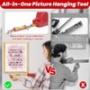 TOBEOME Picture Hanging Tools All in 1 Picture Hanger with