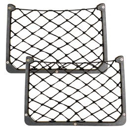 2 Pack Storage Nets For Campervans (31cm x 21cm) Cargo net Ideal for Cars, Vans, Motorhomes, Boats, Phone
