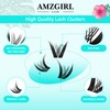 Lash Clusters Manga 168Pcs Eyelash Cluster Wet Look Ultra-Thin Invisible