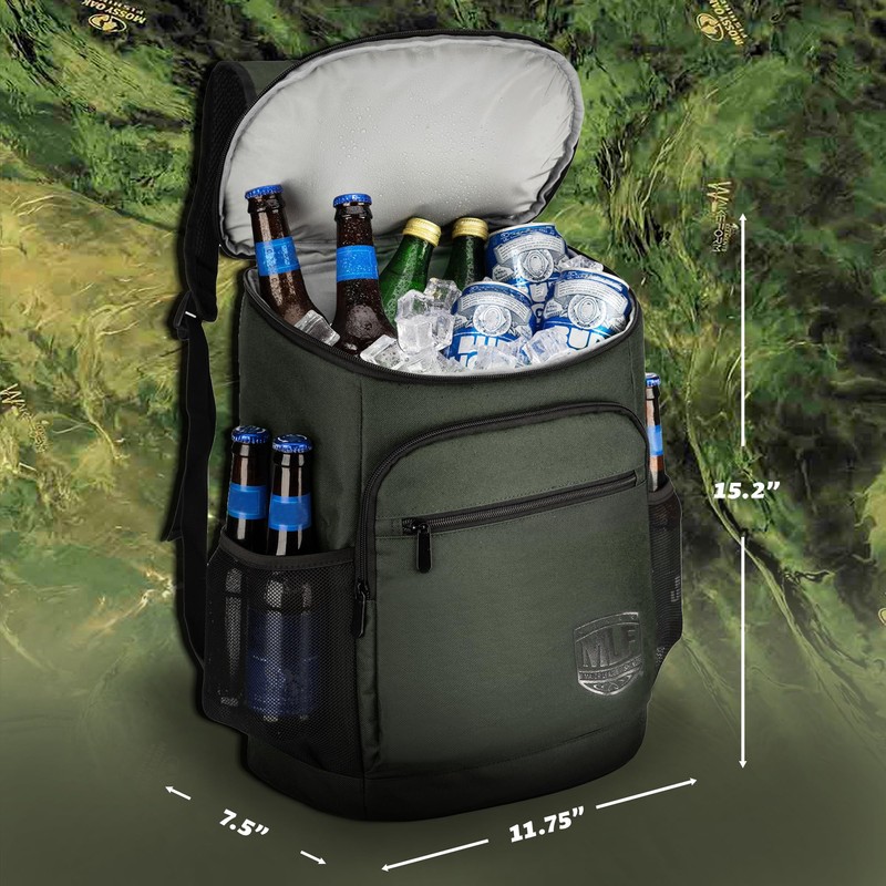 Mossy Oak MLF Fishing Cooler Backpack - Major League Insulated