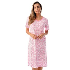 Just Love Womens Nightgown Sleep Dress 6701-10241-PNK-M