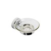 Croydex QM481941 Flexi-Fix Epsom Soap Dish & Holder, Chrome, 54