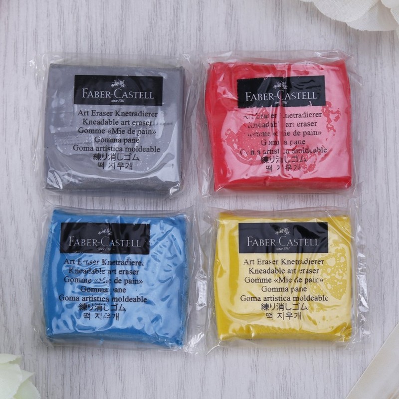 FATTERYU Kneaded Rubber Art Sketch Drawing Eraser Pencil Pastel Pencil