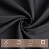Zdada Black Square Tablecloth Polyester Fabric Table Cloth for Wedding