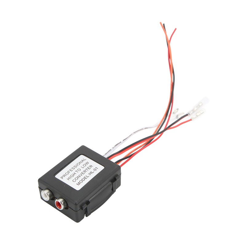 2 Channel Car Speaker to RCA Line Output Converter High