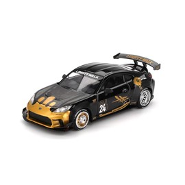 Sunrich MGT01149-R MINI GT 1/64 Toyota GR86 LBNation Black/Gold (Right Handle) Finished Product