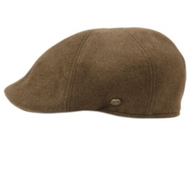 EPOCH Men's Wool Blend Newsboy Duckbill Driving Cap Ivy (US, Alpha, Large, X-Large, IV7063BROWN)