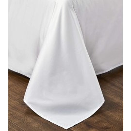 KOZIS Luxe Sheet Set | Supima Extra Long Staple Fiber | Sateen Weave | 500 Thread Count | 100% Cotton | Oeko-TEX Certified (Queen, 1 Fitting Sheet, 1 Flat Sheet, 2 Pillowcase, Pure White)