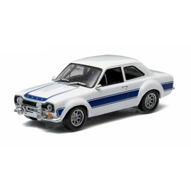 Ford Modell 1:43 Escort RS 2000 MK1 1974 Weiss mit blauen Streifen