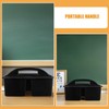 TEHAUX 2Pcs Classroom Storage Caddy with Handle Space Efficient Plastic