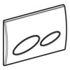 Geberit Kappa20 115228111 2-Flush Actuator Plate Alpine White