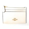 COACH Women's Mini Skinny ID Case, Crossgrain Leather - Chalk,