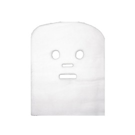 100PCS Gauze Mask Pre-Cut Gauze Facial Cotton Beauty Gauze Soft Gauze Facial Mask Skin Care Mask Fiber Paper Sheet for Beauty Home Spa