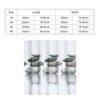Gray Stone Shower Curtain Waterproof Mildew Proof Bath Curtain with