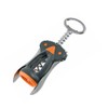 Fackelmann "Soft Corkscrew, Multi-Ply, Grey/Orange/Silver, 17 Cm
