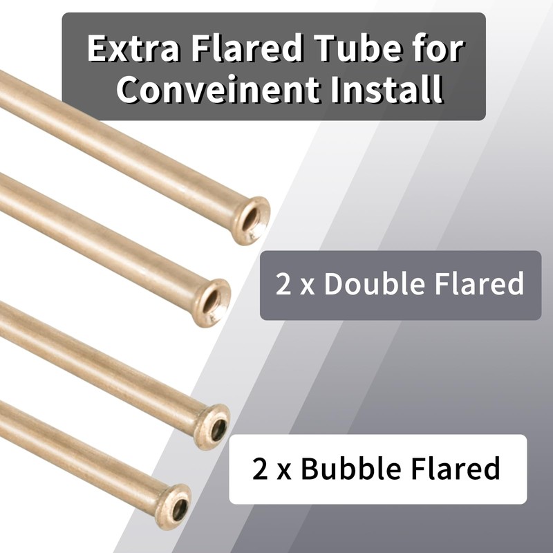 MuHize Copper Nickel Brake Line Repair Kit - Upgraded 1/4
