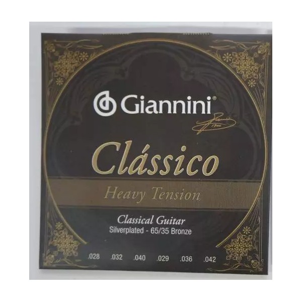 Giannini Classical Guitar Strings Heavy Tension - GENWPA