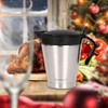 Rorence Stainless Steel Double Insulated Gravy Boat Sauce Jug with
