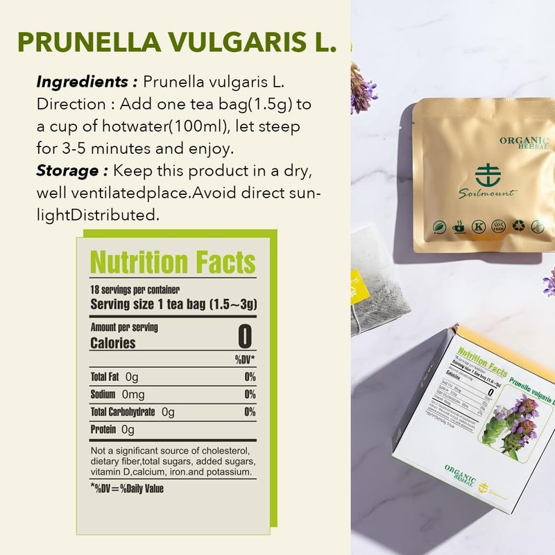 Soilmount - Self-Heal Tea - |Prunella vulgaris|xia ku cao|夏枯草| -