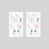 Oottati Small Cute Temporary Tattoo Dandelion Hand (Set of 2)