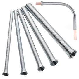 Tnisesm Spring Tube Bender Set 1/4'', 3/8'', 1/2'', 5/8'' and 3/4'' for Copper, Aluminum and Thin Wall Steel Tubing 13.7'' / 350mm Length