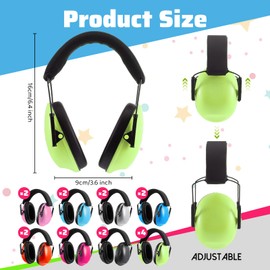 Amylove 18 Pcs Kids Ear Protection Noise Cancelling Headphones Noise Reduction Ear Muffs 27dB Hearing Protection (8 Colors)