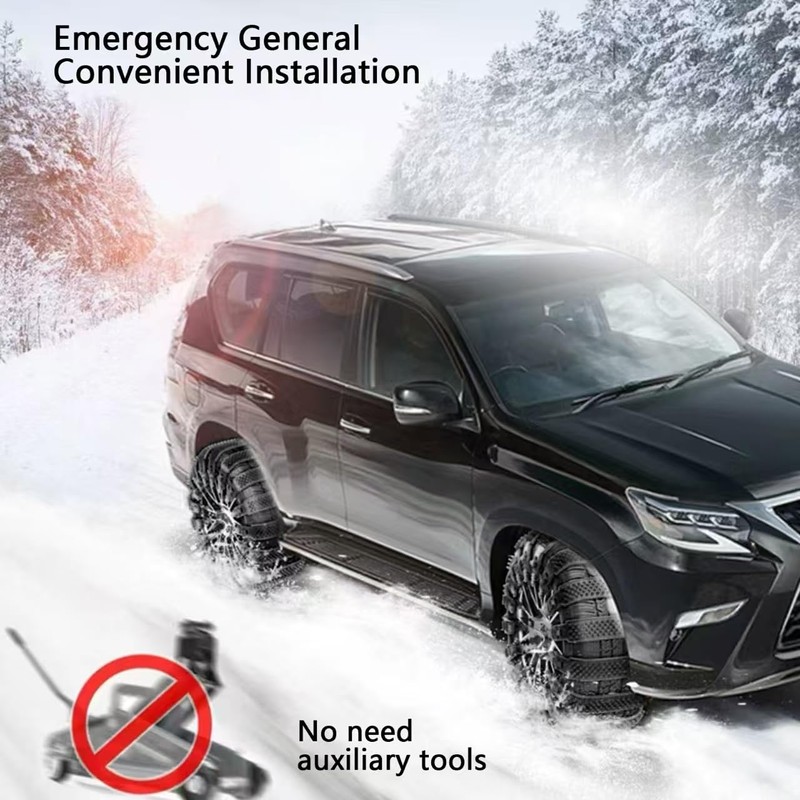10Pack Heavy Duty Anti Skid Snow Tire Chains Car Winter