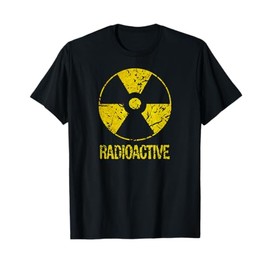 Funny Vintage Nostalgic Radioactive Nuclear War symbol shirt T-Shirt