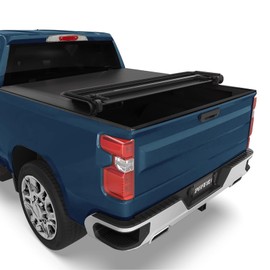 Perfit Liner Soft Roll Up Truck Bed Tonneau Cover for 6.5 FT 2007-2013 Chevy Silverado GMC Sierra 1500, 2007-2014 for 2500 2500 3500 HD 6.5 FT (79") Bed