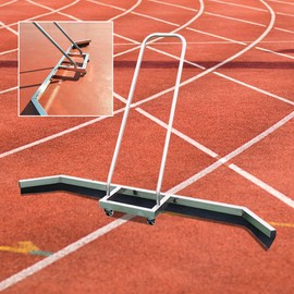 GDNTMU Tennis Court Squeegee Dew Broom Water Pusher Heavy Duty Lightweight 5.0 kg Durable Construction Smooth Swivel Caster Wheels