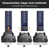 NotoCity Compatible with Garmin Fenix 7/6/5/7 Pro/6 Pro/5 Plus, Quickfit