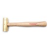 GEARWRENCH Brass Hammer with Hickory Handle, 2 lb. - 81-112G,