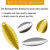 Colorado Blades Fishing Spinner Making Kit Willow Blades for DIY