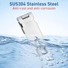 SUS304 Stainless Steel Shed Lock Hasp Door Lock with Padlock,