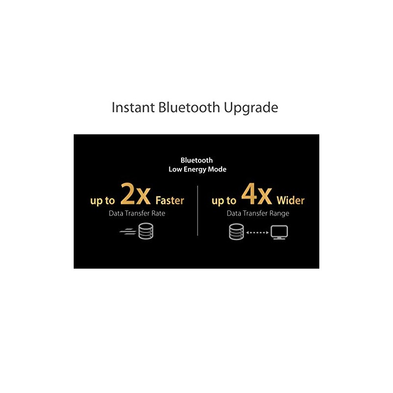 ASUS Adaptador USB USB-BT500 Bluetooth 5.0 con diseño ultrapequeño, retrocompatible
