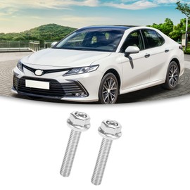 ACROPIX Stainless Steel Exhaust Manifold Bolt Stud Hardware Fit for Fit for Honda Fit for Acura B - Pack of 10 Silver Tone