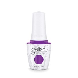Gelish 15ml Collection (You Glare, I Glow) Purple Soak Off Polish, Long-Lasting, Vibrant Color, Professional Quality, High Shine, Chip-Resistant, 0.5 ounce.