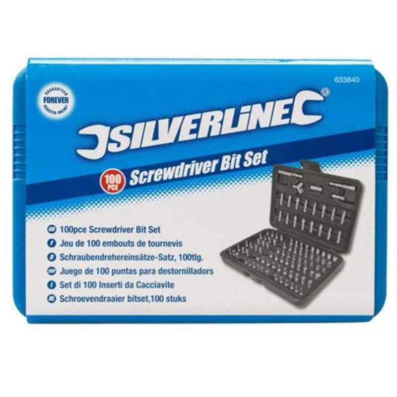 Silverline 633840 Screwdriver Bit Set 100pce 100pce