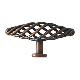 10 Pack Antique Copper Oval Bird Cage Birdcage Birds Nest Twist 4" (100mm) Kitchen Cabinet Drawer Pull Knob 8045-100