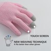 TELION Cut Resistant Gloves, Medium, Pink-Touchscreen, Unisex