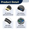 DisplayPort to VGA Converter, Gold-Plated DP to VGA Adapter Male