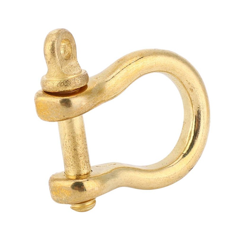 2pcs D Shackles Golden D Rings Heavy Duty Shackle 10mm